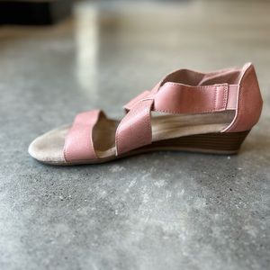 Light Pink Wedge Sandal